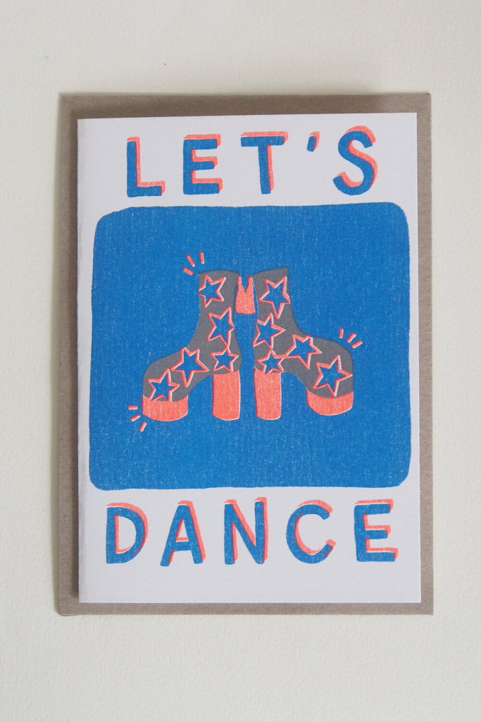 Neighbourhood Press Greeting Card - Let's Dance - Kura Studio