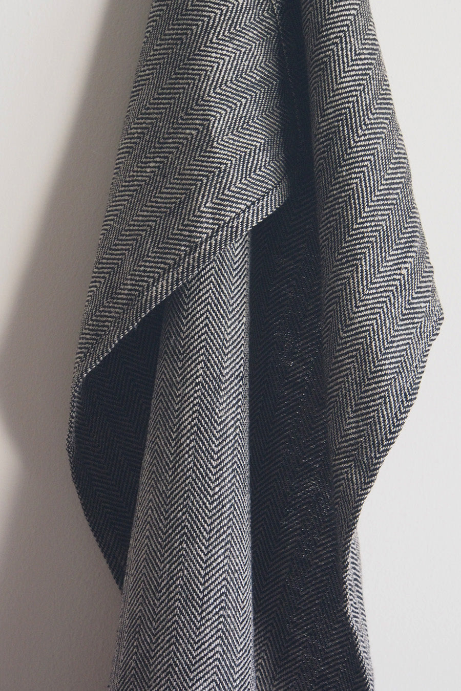 Fog Linen Work - Herringbone Thick Linen Tea Towel