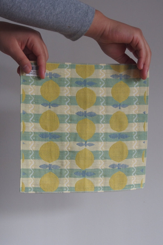Pocchi Imabari face towel - Lemonade - Kura Studio