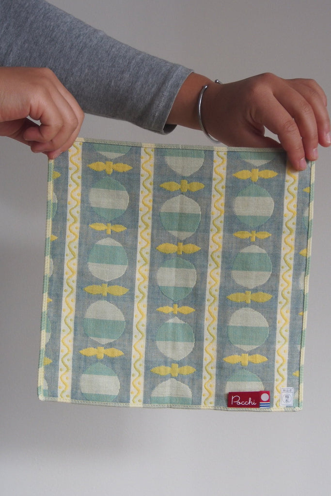 Pocchi Imabari face towel - Lemonade - Kura Studio