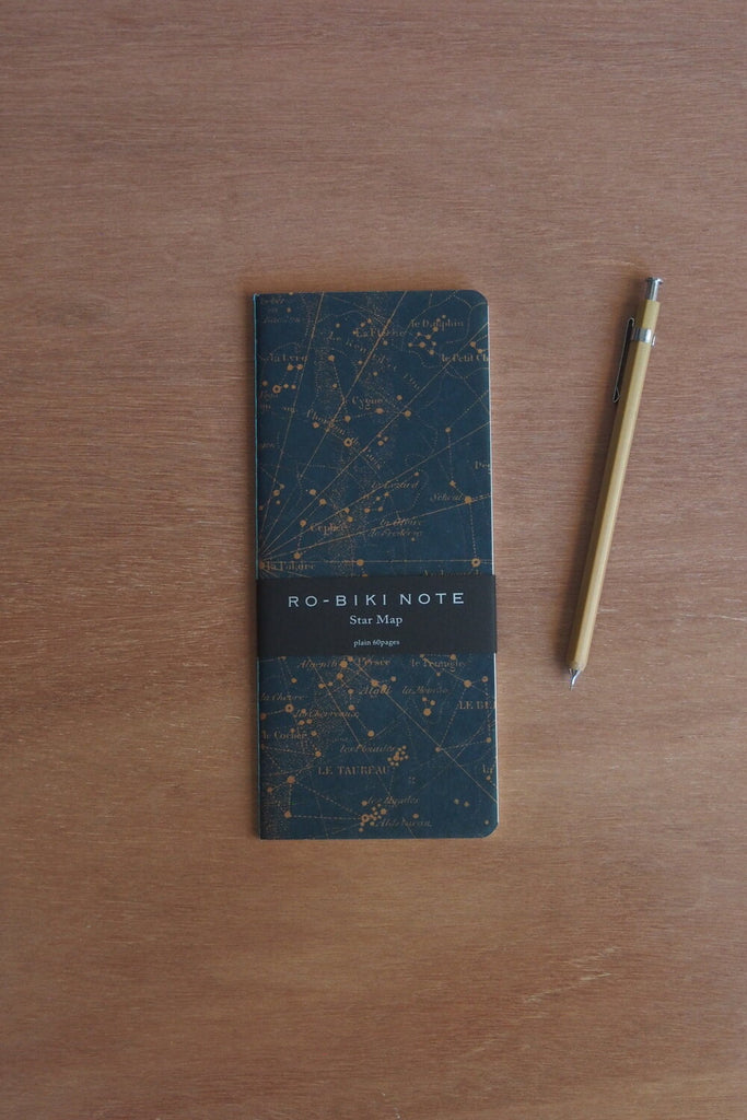 Ro-Biki Notebook - Stars (blank) - Kura Studio