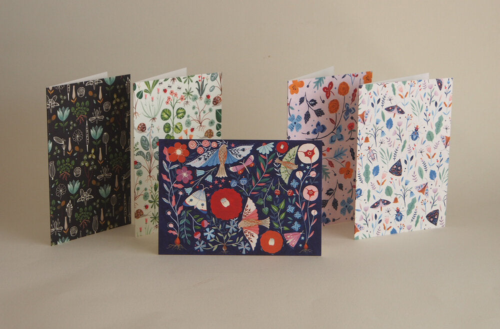 Flora Waycott Card - Lilac - Kura Studio