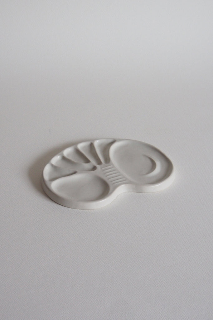 Ceramic painting palette in Numbat design (medium size)