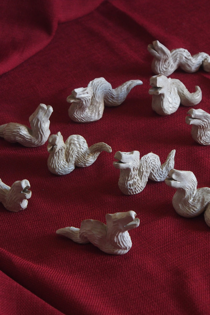 Lunar Dragon Ceramic Figurine