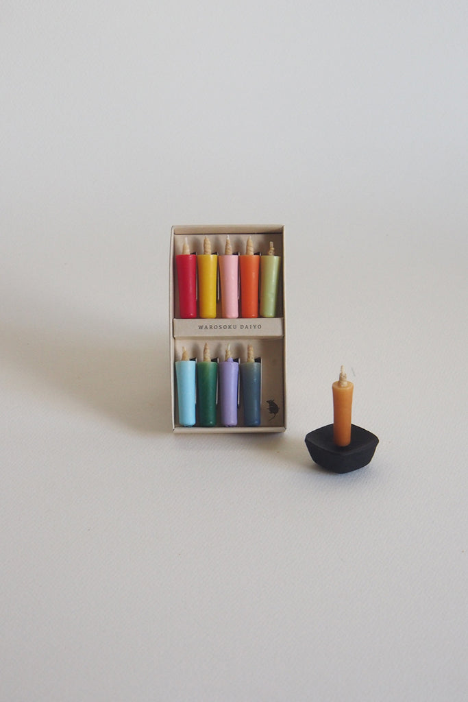 Daiyo Japanese Rice Wax Candle Set - Vivid - Kura Studio