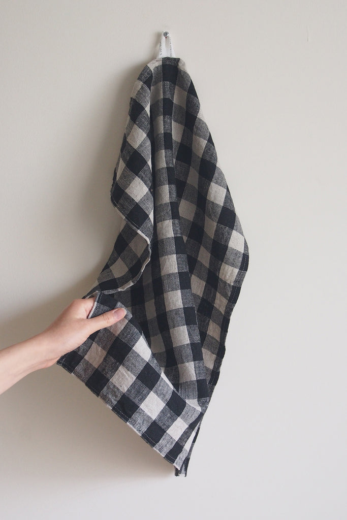Fog Linen Work - Thick Linen Tea Towel - Kura Studio