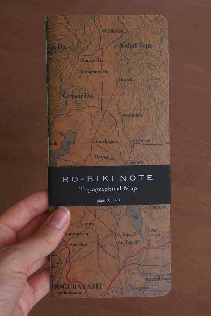 Ro-Biki Notebook - Topography (blank) - Kura Studio